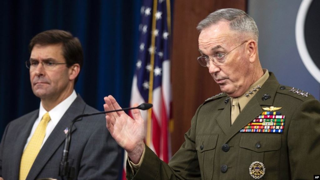 Photo of جنرال دنفورد: بحث خروج آمریکا از افغانستان بسیار پیش از وقت است
