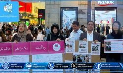تجمع مادرید؛ اعتراض فعالان به نقض حقوق بشر توسط طالبان